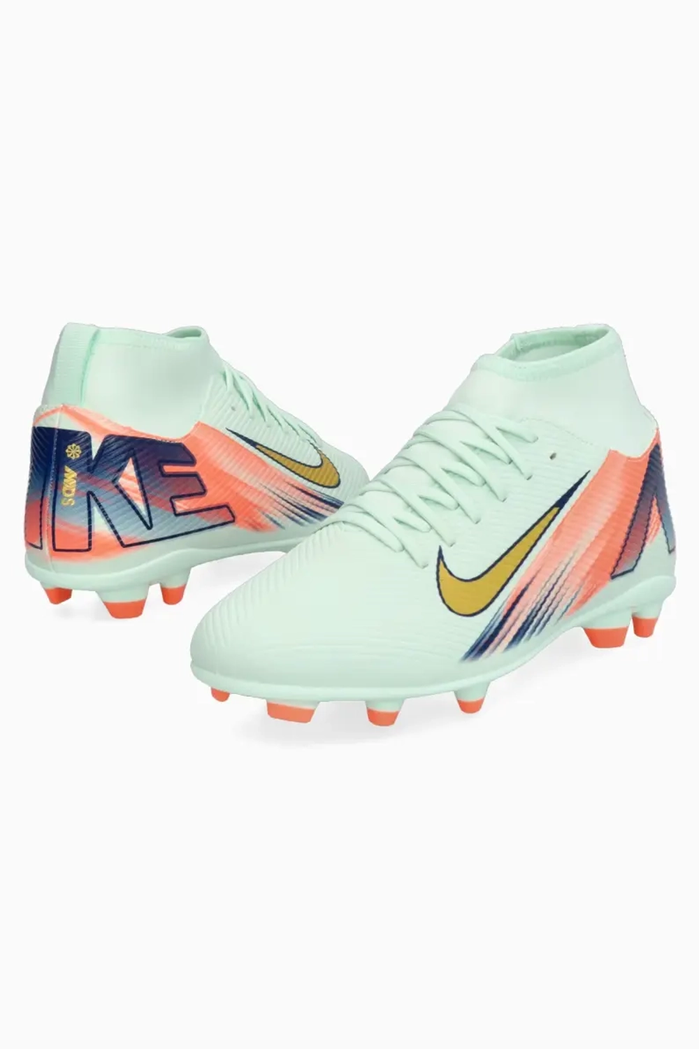 Бутсы Nike Mercurial Superfly 10 Club MDS FG/MG Junior - голубой