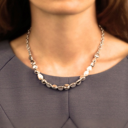 Колье Fiore Luna Metall & Pearl Togl BL1013 S