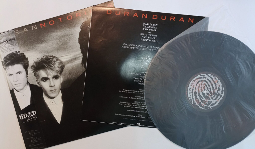 Винтажная виниловая пластинка LP Duran Duran Notorious (Japan 1986)