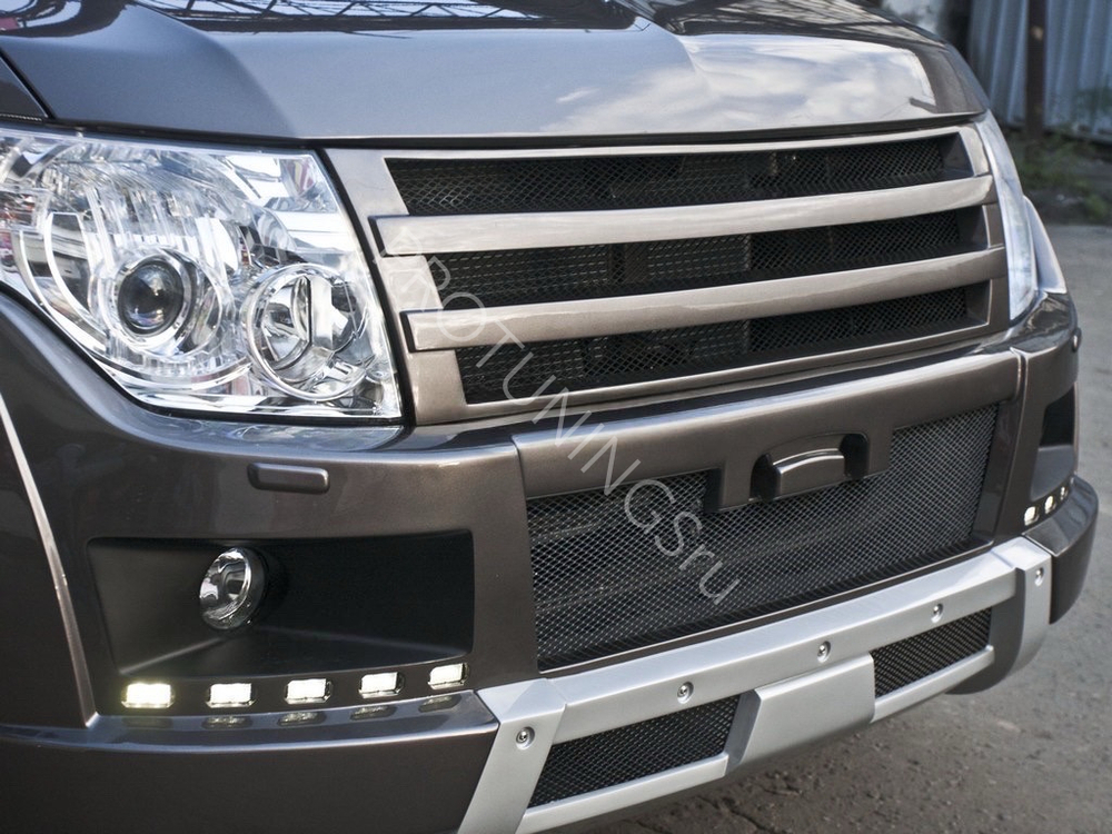 Передний бампер Broomer Design в сборе для Mitsubishi Pajero IV (2006–2015)