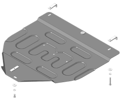 Защита раздю коробки. 2 мм, Сталь. для Nissan Pathfinder 2005-2010, Motodor.71405