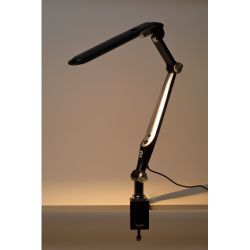 Настольный светильник ЭРА NLED-496-12W-BK светодиодный на струбцине черный