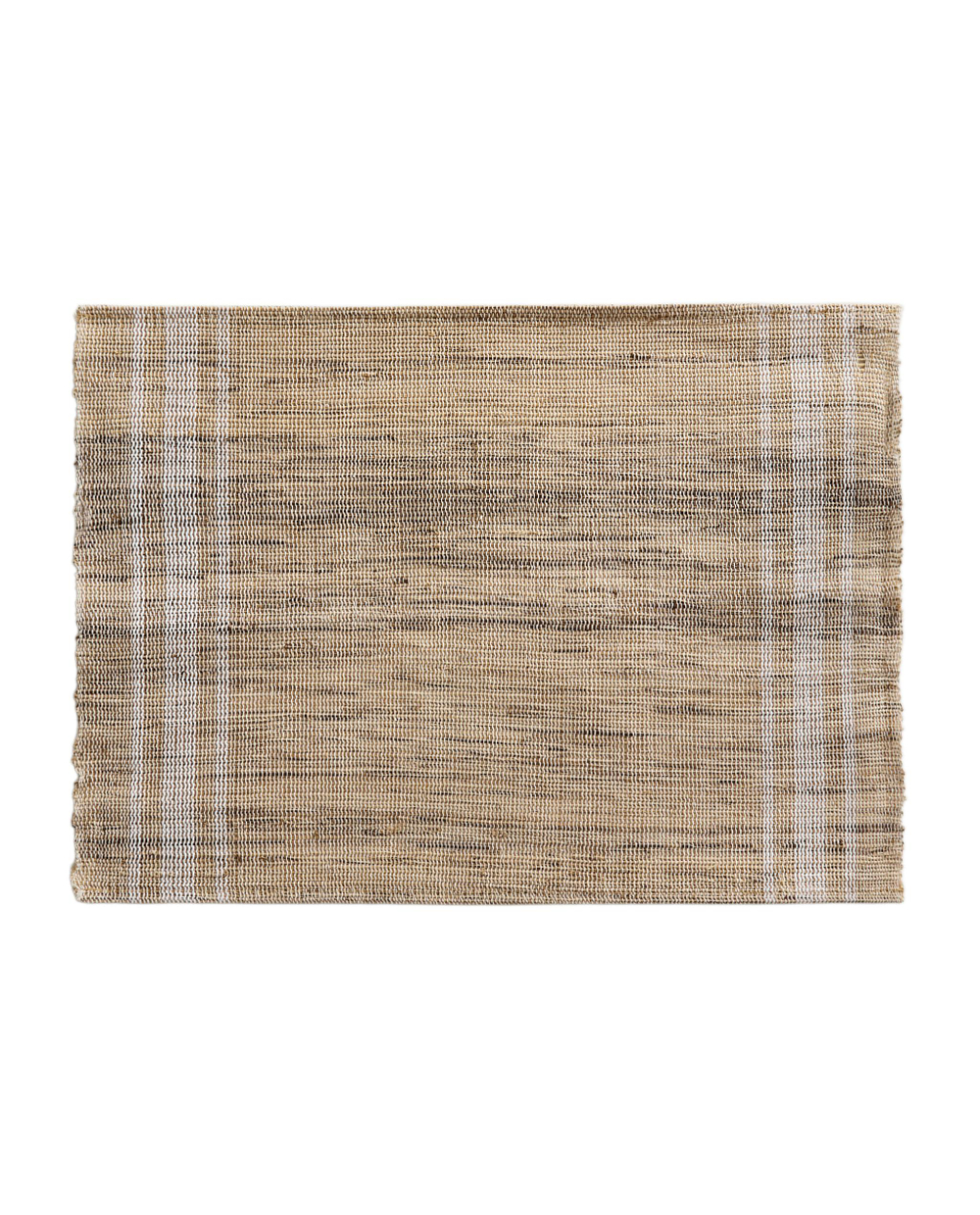 Zara Home сервировочная салфетка из рами, узор в полоску, 50 35 см