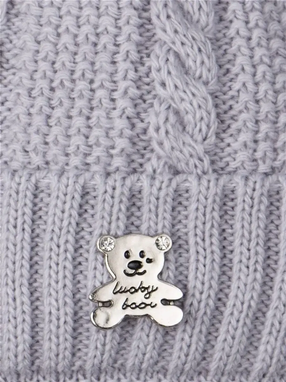 Шапка вязаная демисезонная для детей