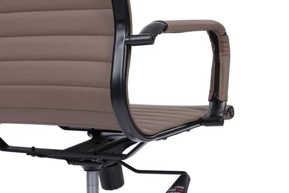 Кресло Hugo RCH 6002-1SEB Коричневый/Металл Черный