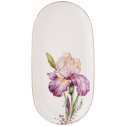 БЛЮДО ОВАЛЬНОЕ LEFARD "IRISES" 20,5 СМ (КОР=60ШТ.)