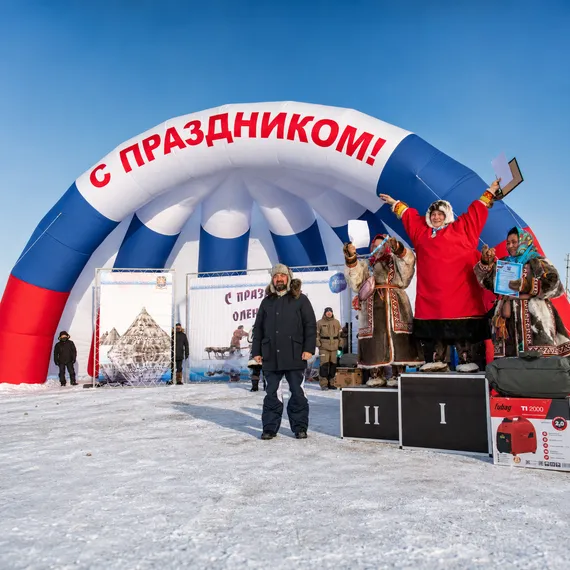 Надувная сцена "Ракушка 2"