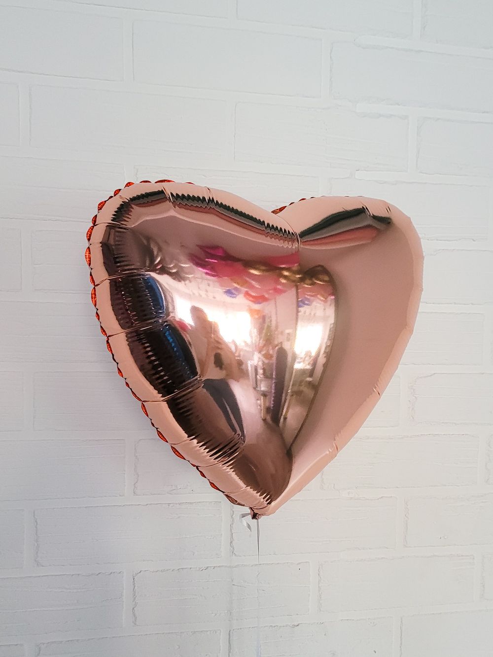 F Шар Сердце 18''/46 см, Розовое золото (БГ-15)  Изображение9