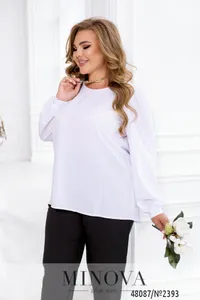 Блуза 2393-белый Minova