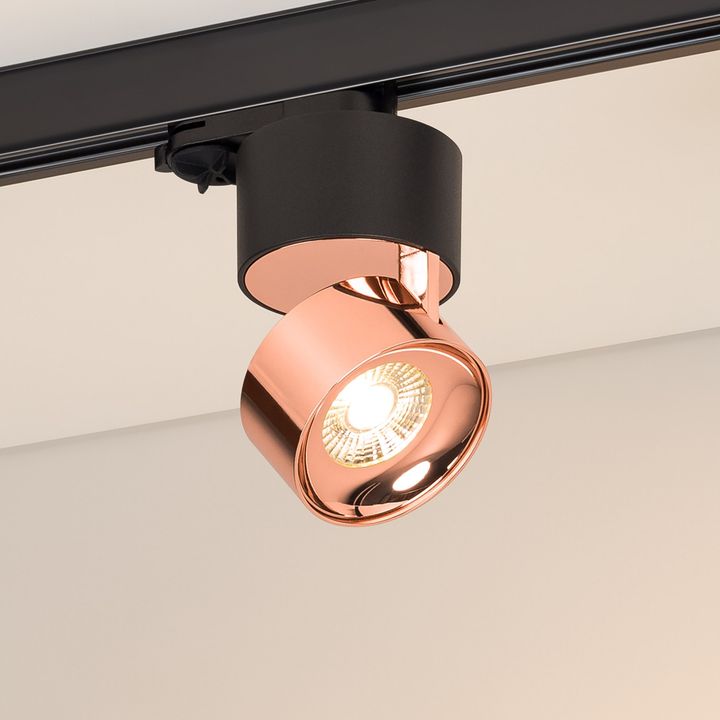 Светильник SP-PLURIO-TRACK-4TR-R77-9W Warm3000 (BK-COP, 36 deg, 230V) Arlight 038123