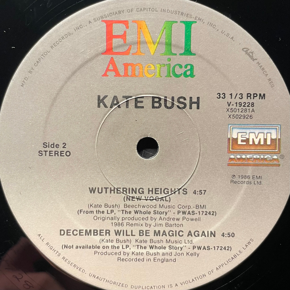 Kate Bush ‎– Experiment IV (США 1986г.) EP