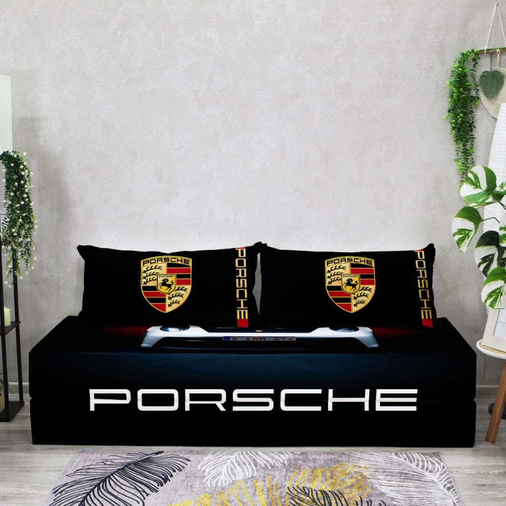 Бескаркасный диван кровать раскладной "Porsche 911 GT3"
