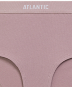 Трусы женские макси спорт Atlantic, набор из 3 шт., хлопок, бежевые + розовые + зеленые, 3CLP-009
