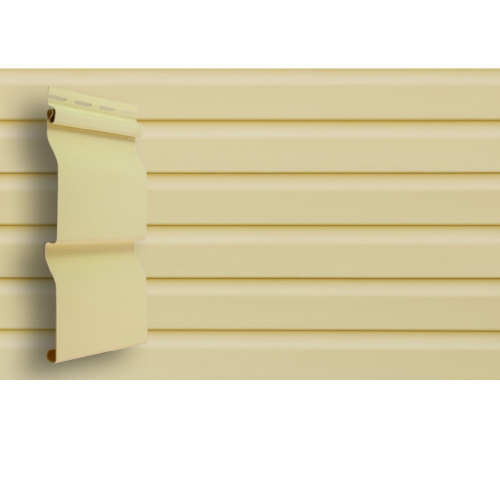 Сайдинг Grand Line Classic Корабельная доска D4 ванильный 3660 мм