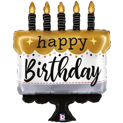 Фольгированный шар-фигура «Торт. Happy Birthday», 71 см