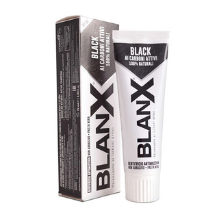 Зубная паста BlanX Black, с древесным углем, 75 мл