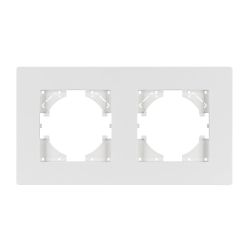 Рамка пластиковая FRM-PERIO-PL-2-WH (Arlight, -) 049750