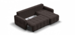 Угловой диван Денди Рогожка Мальмо шоколад
