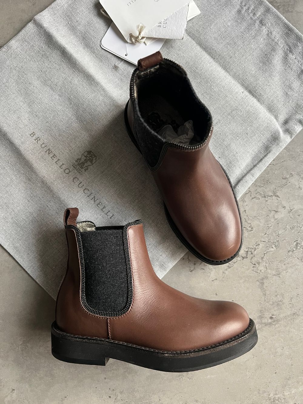 Новые ботинки Brunello Cucinelli, 27