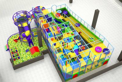 Детский игровой лабиринт  «Городок Приключений»