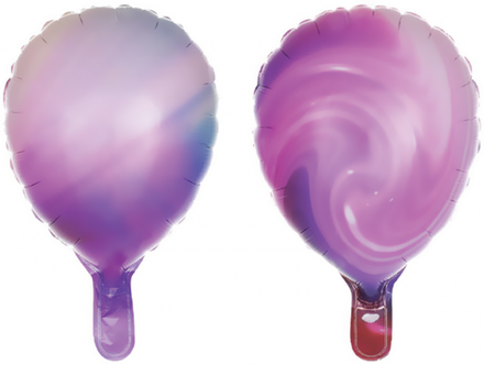 К Мини-фигура Лепесток Сиреневый Агат  (13''/33 см)