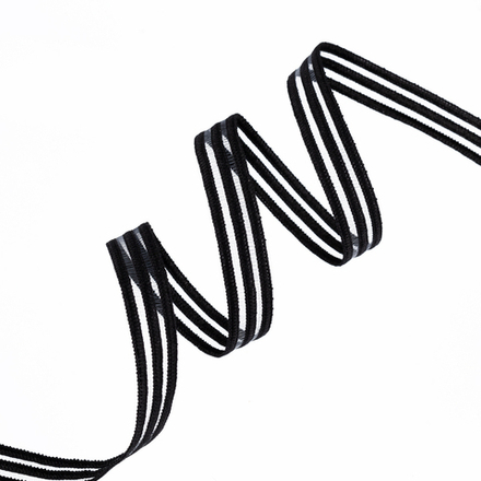 Лента "BLITZ" эластичная, 12 мм, цв.черный