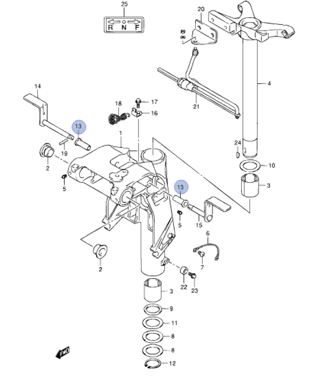 Втулка Suzuki 41226-97E00-000