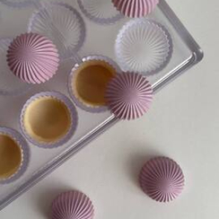 870 | Форма для шоколадных конфет "Купол фигурный" (275*175мм)