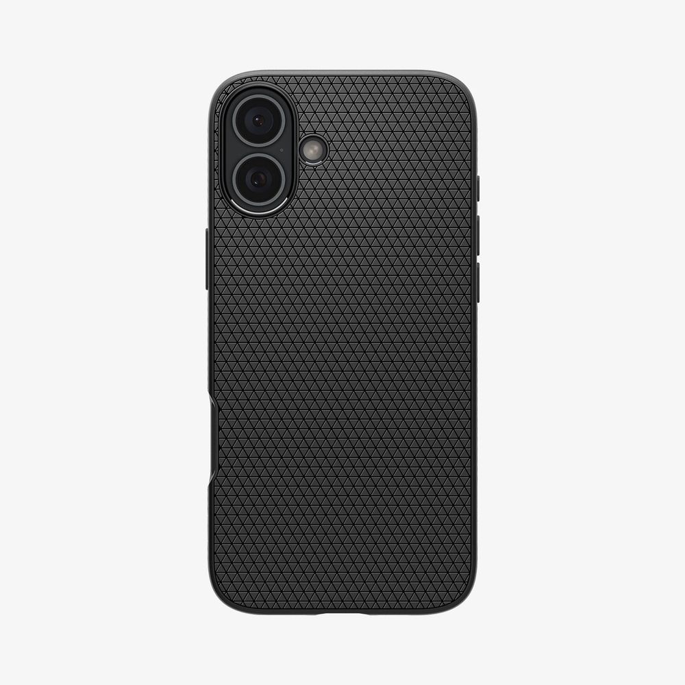 Чехол Spigen Liquid Air, matte black - iPhone 16