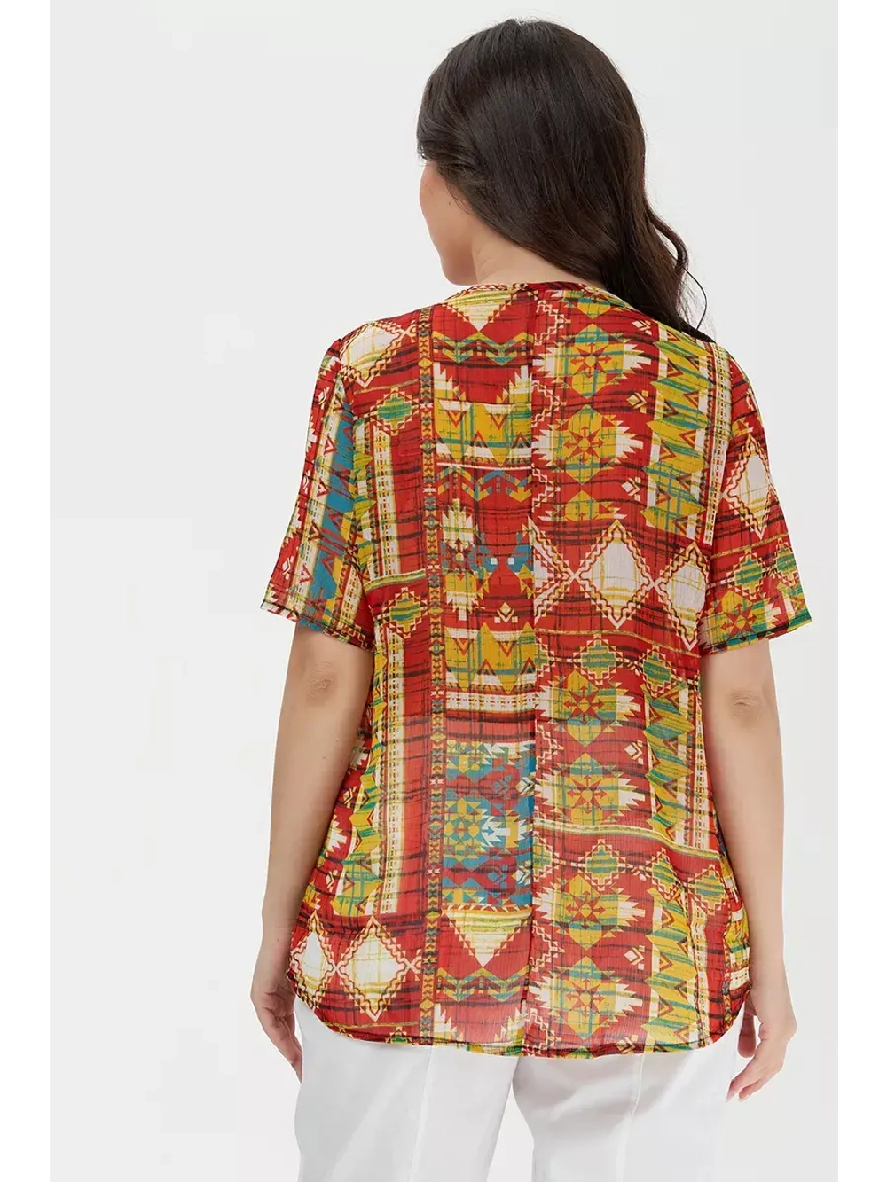 Блузка летняя шифоновая