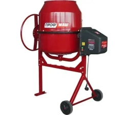 Бетономешалка/бетоносмеситель Профмаш Б160, объем 140 литров/полиамидный венец