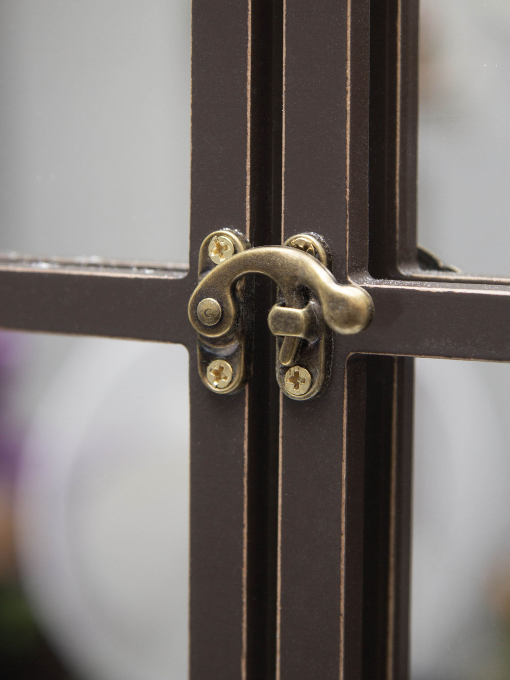 Зеркало на стену интерьерное в раме, фальш-окно "Окно-арка" 77*43 см Elenadecor