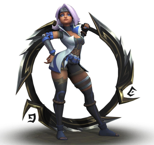 Киана Qiyana League of Legends Лига Легенд lol Коллекционная Фигурка Аниме