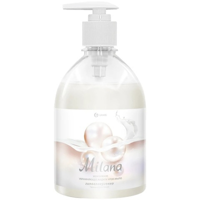 GraSS Milana крем-мыло увлаж. Жемчужное 500мл.