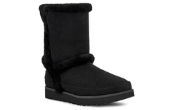 UGG Угги Classic Short Fluff, черный
