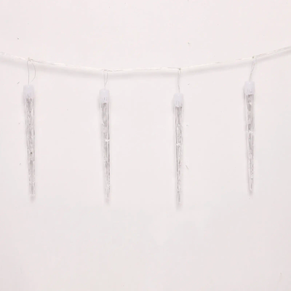 Гирлянда для дома 2,5 м*20 см 24 лампы LED «Сосулька», Мультицвет (8 шт), 8 режимов