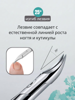 Кусачки для ногтей мужские премиум, ногтегрызка с нон-слип ручками, черный