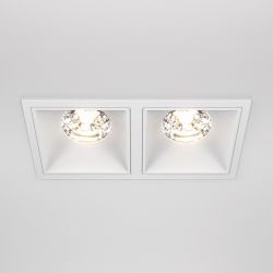 Модульный встраиваемый светодиодный светильник диммируемый Maytoni Alfa LED DL043-02-15W3K-D-SQ-W