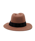 Хлопковая шляпа Guess - коричневый(AW9936 WOL01)