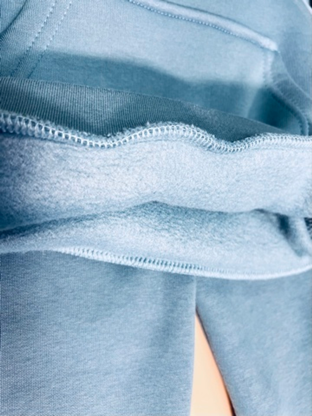 Костюм теплый на футере для мальчика с капюшоном