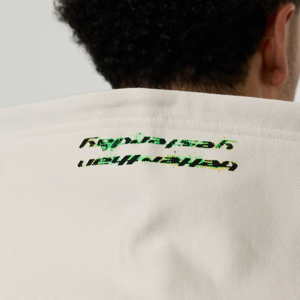 Толстовка VANQUISH Acid Oversized Hoodie Off White