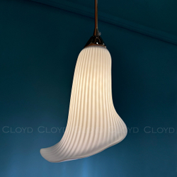 Подвесной светильник Cloyd OSANNA P1 / Ø13 см - керамика - белый (арт.11887)