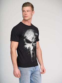 Футболка LEGENDA Череп Каратель черный