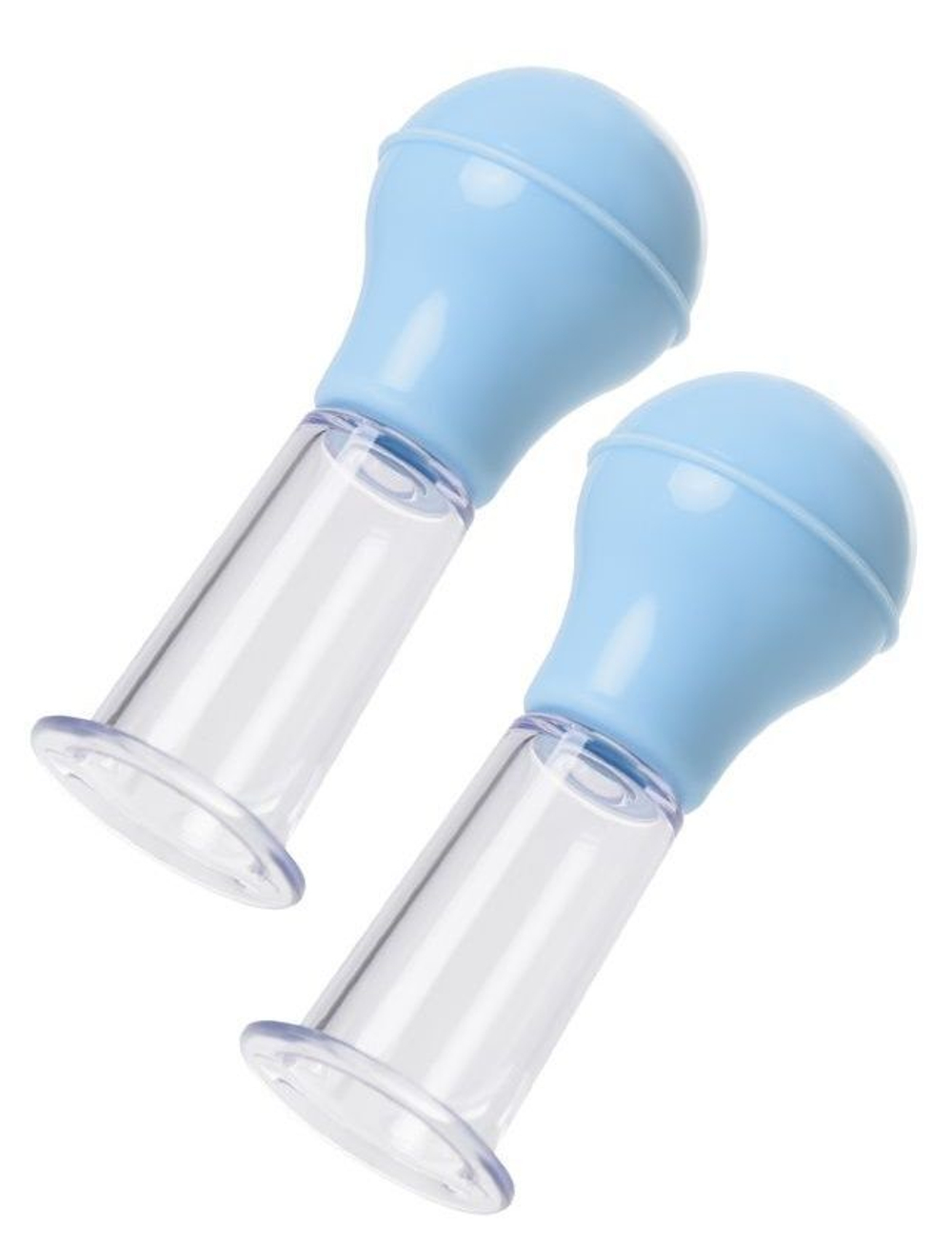 Набор для стимуляции сосков Nipple Pump Set - Size L (Цвет: прозрачный)