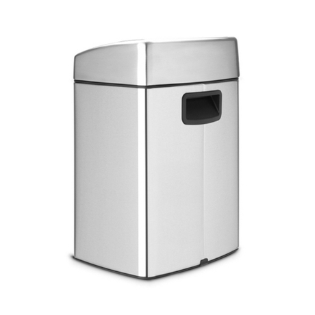 Ведро для мусора Brabantia Touch Bin матовая сталь с защитой от отпечатков пальцев 10л