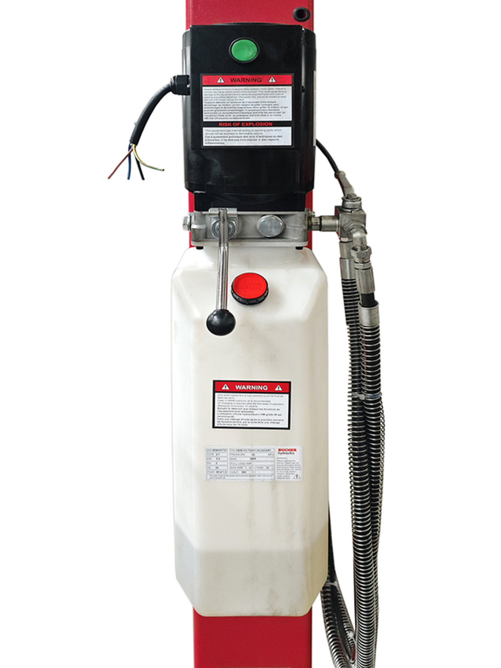 Подъемник электрогидравлический 5т 180-1700мм 4-х стоечный 380В для сход-развала с траверс. 2.8т GTE