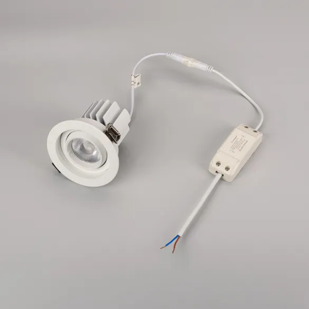 Светильник MS-VORTEX-BUILT-R90-12W Day4000 (WH-WH, 40 deg, 230V) (Arlight, IP20 Металл, 5 лет) 057758