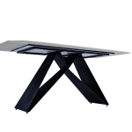 Стол керамический LA ALTA PLATON Patek Philippe 180*90*76, каркас черный