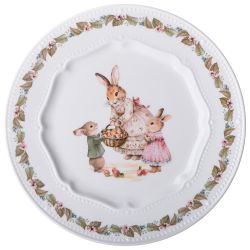 ТАРЕЛКА ЗАКУСОЧНАЯ LEFARD "RABBITS FAMILY" 20,5 СМ