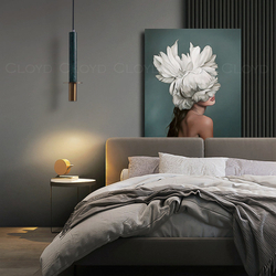 Подвесной светильник Cloyd CLARNET-A P1 / выс. 36 см - зелен.мрамор (арт.10932)